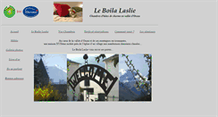 Desktop Screenshot of leboilalaslie.com